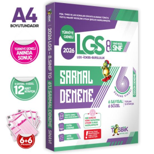 İnformal Yayınları Hızlı Tosbik 2026 8. Sınıf Yeni Sistem LGS 6lı SARMAL Deneme Paketi