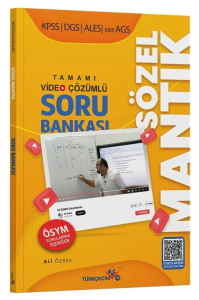 Türkçecim TV Yayınları KPSS DGS ALES MEB-AGS Sözel Mantık Soru Bankası Çözümlü