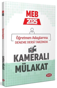 Data Yayınları MEB 2025 Öğretmen Adaylarına Kameralı Mülakat