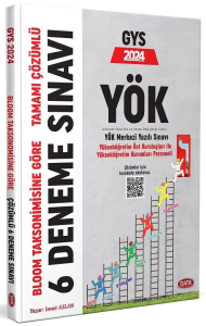 Data Yayınları 2024 GYS YÖK Yükseköğretim Kurumları Personeli 6 Deneme Bloom Taksonimisine Göre Çözümlü