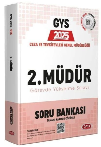 Data Yayınları 2025 Ceza ve Tevkifevleri Ceza İnfaz Kurumu 2. Müdürlük GYS Soru Bankası