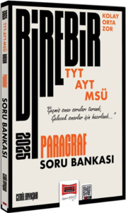 Yargı Yayınları 2025 TYT-AYT-MSÜ Kolay-Orta-Zor Paragraf Soru Bankası