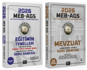 CBA Yayınları 2026 MEB-AGS Eğitimin Temelleri ve Mevzuat Soru Bankası 2'li Set Pusula Serisi