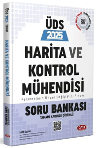 Data Yayınları 2025 Tapu ve Kadastro Genel Müdürlüğü Harita ve Kontrol  Mühendisi Unvan Değişikliği Sınavı Soru Bankası - Karekod Çözümlü