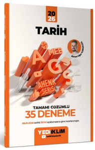 Yediiklim Yayınları 2026 MEB AGS Ahenk Tarih Tamamı Çözümlü 35 Deneme