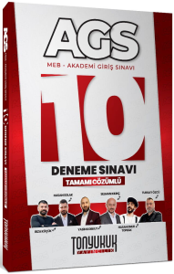 Tonyukuk Yayıncılık MEB AGS Tamamı Çözümlü 10 Deneme Sınavı