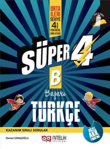Nitelik Yayınları 4. Sınıf Türkçe B Soru Kitabı