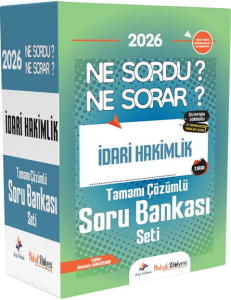 Dizgi Kitap Yayınları 2026 Hukuk Atölyesi İdari Hakimlik Ne Sordu Ne Sorar Tamamı Çözümlü Soru Bankası Seti