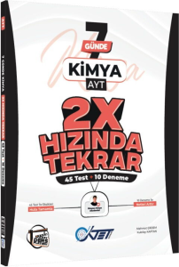 Oktet Yayınları AYT Kimya Ders Platosu 7 Günde 2X Hızında Tekrar Deneme