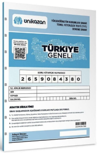 Marka Yayınları TYT Türkiye Geneli Ünikazan Deneme Sınavı