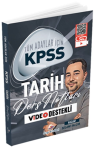 Dizgi Kitap Yayınları 2026 Tüm Adaylar İçin KPSS Tarih Video Destekli Ders Notları
