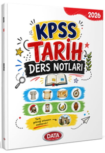Data Yayınları 2026 KPSS Tarih Ders Notları