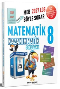 Sinan Kuzucu Yayınları 2027 8. Sınıf Kazanımmatik Matematik Soru Bankası