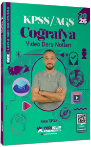 Yediiklim Yayınları 2026 KPSS Atölye Genel Kültür Coğrafya Video Ders Notları