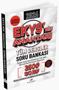 Dizgi Kitap Yayınları 2026 MEB EKYS Müdür ve Müdür Yardımcılığı EKYS'nin Anahtarı Tüm Dersler Soru Bankası