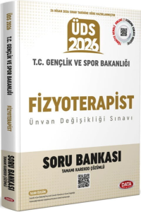 Data Yayınları 2026 T.C. Gençlik ve Spor Bakanlığı Fizyoterapist ÜDS Soru Bankası - Karekod Çözümlü