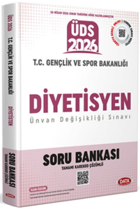 Data Yayınları 2026 T.C. Gençlik ve Spor Bakanlığı Diyetisyen ÜDS Soru Bankası - Karekod Çözümlü