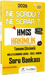 Dizgi Kitap Yayınları 2026 Hukuk Atölyesi HMGS Hakimlik Ne Sordu Ne Sorar Milletlerarası Genel Özel Hukuk Tamamı Çözümlü Soru Bankası
