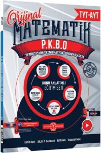 Orijinal Yayınları TYT AYT Matematik Permütasyon Kombinasyon Binom Olasılık Konu Anlatımlı Eğitim Seti