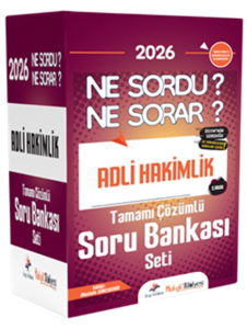 Dizgi Kitap Yayınları 2026 Hukuk Atölyesi Adli Hakimlik Ne Sordu Ne Sorar Tamamı Çözümlü Soru Bankası Seti