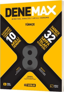 Hız Yayınları 8. Sınıf Türkçe Denemax 10'lu Akıllı Deneme