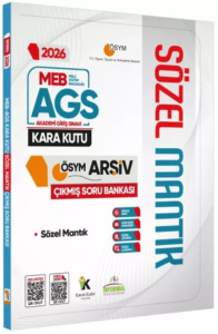 Kara Kutu Yayınları 2026 MEB-AGS SÖZEL MANTIK Kara Kutu ÖSYM Çıkmış Soru Havuzu Bankası Konu Özetli Dijital Çözümlü