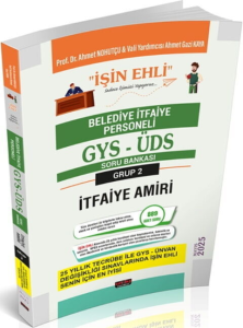 Savaş Yayınları 2025 GYS-ÜDS Belediye İtfaiye Personeli İtfaiye Amiri Soru bankası 2. Grup