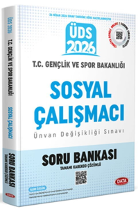Data Yayınları 2026 T.C. Gençlik ve Spor Bakanlığı Sosyal Çalışmacı ÜDS Soru Bankası - Karekod Çözümlü