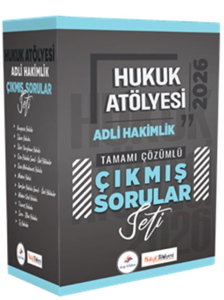 Dizgi Kitap Yayınları 2026 Hukuk Atölyesi Adli Hakimlik Tamamı Çözümlü Orijinal Çıkmış Sorular Seti