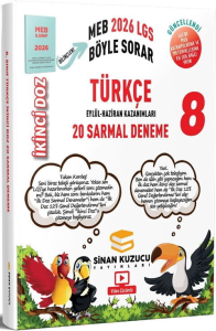 Sinan Kuzucu Yayınları 2026 8. Sınıf Türkçe İkinci Doz Sarmal Branş Denemeleri