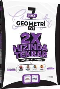 Ders Platosu TYT Geometri 7 Günde 2X Hızında Tekrar Deneme