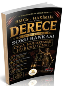 Savaş Yayınları 2026 HUKAL HMGS-Hakimlik Derece Ceza Muhakemesi Hukuku CMK Soru Bankası