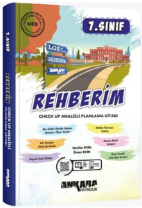 Ankara Yayıncılık 7. Sınıf LGS Rehberim Check Up Analizli Planlama Kitabı