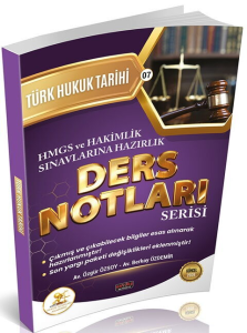 Savaş Yayınları 2026 HUKAL HMGS-HAKİMLİK Türk Hukuk Tarihi Ders Notları