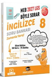 Sinan Kuzucu Yayınları 2027 8. Sınıf İngilizce Soru Bankası