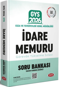 Data Yayınları 2026 Ceza ve Tevkifevleri İdare Memuru GYS Soru Bankası - Karekod Çözümlü