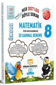 Sinan Kuzucu Yayınları 2027 8. Sınıf Matematik İlk Doz 20 Sarmal Deneme
