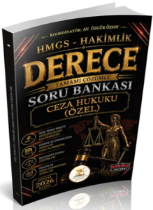 Savaş Yayınları 2026 HUKAL HMGS-Hakimlik Derece Ceza Hukuku Özel Hükümler Soru Bankası