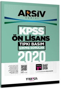 Marka Yayınları 2020 KPSS Ön Lisans ARŞİV Serisi Tıpkı Basım Çıkmış Sorular