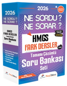 Dizgi Kitap Yayınları 2026 Hukuk Atölyesi HMGS Fark Dersler Ne Sordu Ne Sorar Tamamı Çözümlü Soru Bankası Seti