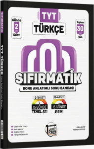 Ders Platosu TYT Türkçe Sıfırmatik Konu Anlatımlı Soru Bankası