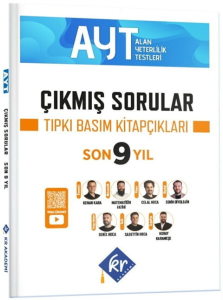 KR Akademi AYT Çıkmış Sorular Son 9 Yıl Tıpkı Basım Kitapçıkları
