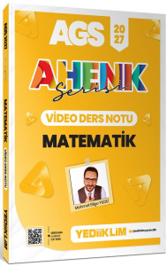 Yediiklim Yayınları 2027 MEB AGS Ahenk Serisi Matematik Video Ders Notları