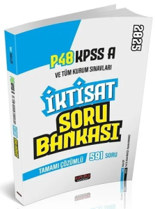 Savaş Yayınları 2025 P48 KPSS A Grubu İktisat Soru Bankası