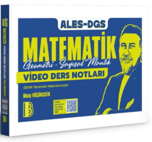 Benim Hocam Yayınları 2026 ALES DGS Matematik Video Ders Notları