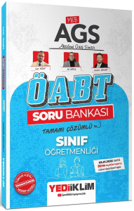Yediiklim Yayınları 2026 MEB AGS ÖABT Sınıf Öğretmenliği Tamamı Çözümlü Soru Bankası