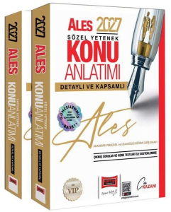 Yargı Yayınları 2027 ALES VİP Sayısal-Sözel Yetenek Detaylı ve Kapsamlı Konu Anlatımı 2 Cilt