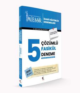 Müessir 2026 İdari Hakimlik Tamamı Çözümlü 5 Deneme