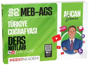 İndeks Akademi 2026 MEB-AGS Türkiye Coğrafyası Video Ders Notları