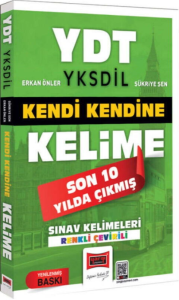Yargı Yayınları YDT YKSDİL Kendi Kendine Kelime Son 10 Yılda Çıkmış Sınav Kelimeleri Renkli Çevirili
